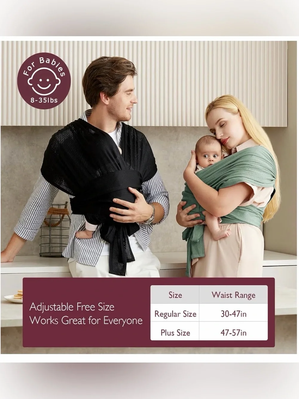 Momcozy gray green